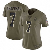 Women Nike Saints 7 Morten Andersen Olive Salute To Sevice Limited Jersey Dzhi,baseball caps,new era cap wholesale,wholesale hats